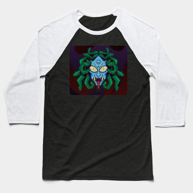 MEDUSA Baseball T-Shirt by AndroidCodex